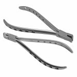Silver Long Handle Distal End Cutter With Lightweight Handle
