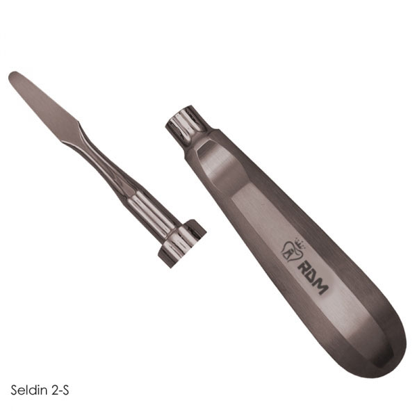 DEL 46R Surgical Dental Elevator – Root Tip Luxating Tool – German Stainless Steel By HIGH TECH INSTRUMENTS