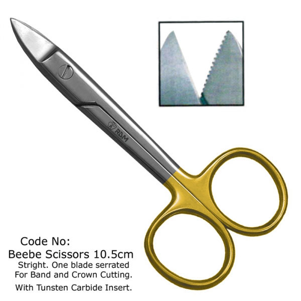 Surgical Beebe Scissors With Tungsten Carbide Insert